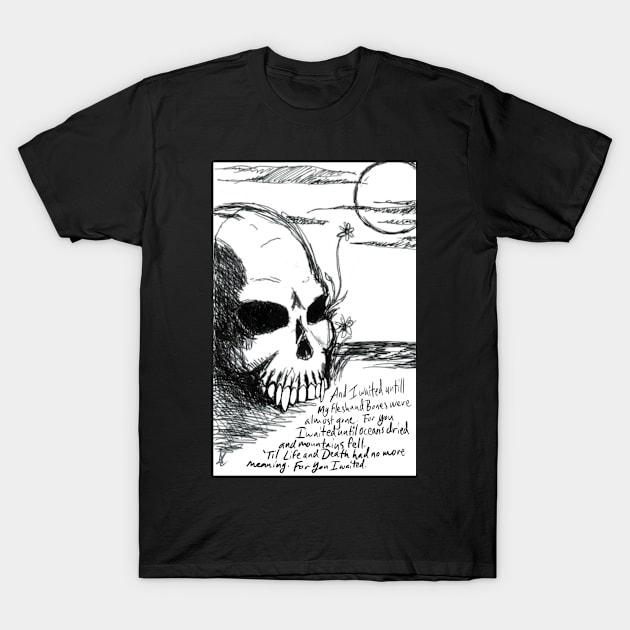 Waiting T-Shirt by AnalogArtByAdam